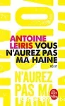 Vous n'aurez pas ma haine
